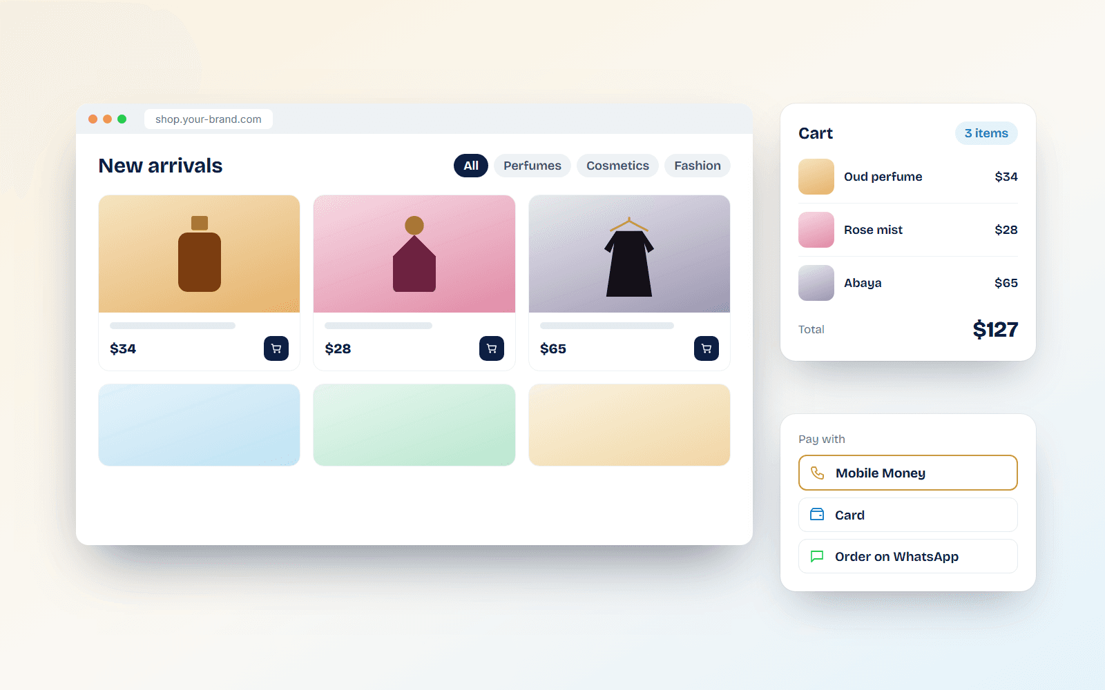 Online stores